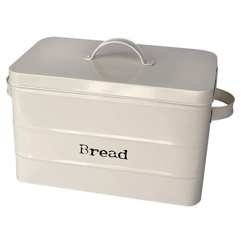 home basics bb47563 steel ivory copper bread box one size|Home Basics Metal Bread Box .